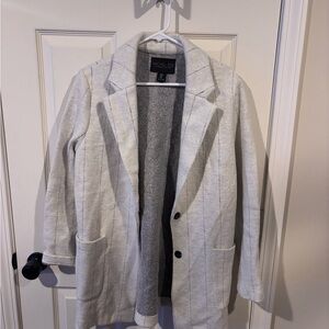 Rachel Zoe Women's Cream Blazer Coat